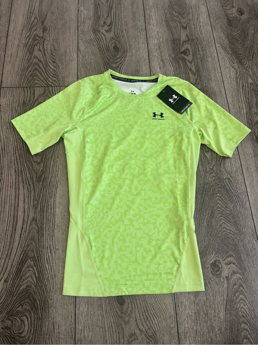 Under Armour Neon Yellow-Green Short Sleeve Performance Tee